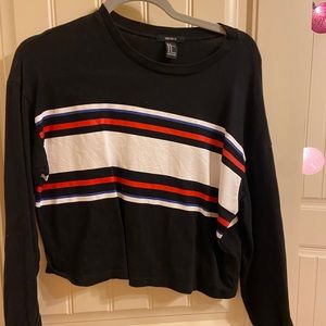 Forever 21 long sleeve crop top